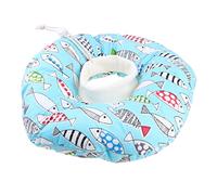 POPETPOP 1pc Anti-bite Soft Collar for Cats and Dogs Fish Pattern Design Lightweight Protective Neck Collar for Healing