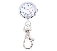POPETPOP 1pc Large Dial Nurse Fob Watch with Keychain: Clip-on Pocket Watch for Nurses Doctors Staff, Romantic Couples Gift for