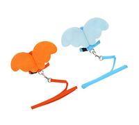 POPETPOP 1pc Pet Cat Vest Angel Shape Design Breathable and Lightweight Chest Strap Leash for Kittens and Easy to Clean Orange Color Pet Supplies