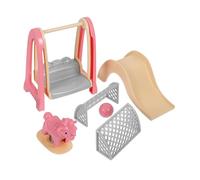 POPETPOP 1Set Doll House Accessories Miniature Playground Slide Swing Model Decorative Ornament for Playhouse for Dollhouse Decoration and Imaginative Play