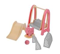 POPETPOP 1set Doll House Playground Accessories Set Miniature Slide Swing Realistic Dollhouse Decoration for Creative Play and Imaginative Scenarios