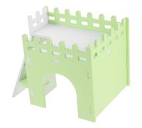 POPETPOP 1set Hamster Hideout Villa for Small Pets Cozy Guinea Pig Cage Retreat Fun Squirrel Hut for Dwarf Hamsters Mice and Gerbils Privacy Space