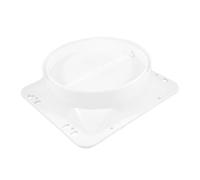 POPETPOP 1set Range Hood Base Valve Kitchen Anti-return Valve Heat Resistant Compatible Various Range Hood Models High-performance Smoke Prevention for Clean Air