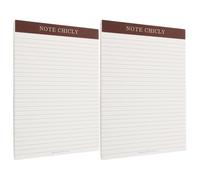 POPETPOP 2 Pack Perforated Note Pads with Lined Paper for Easy Organization and Efficient Task Management, Portable Memo Pads for Office and School Use, for Professionals and Daily Note