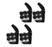 POPETPOP 2 Pairs Black Lace High Heels Shoe Straps Anti-slide Detachable Shoe Laces Easy to Install for Women with Simple and Practical Design Suitable for Occasions