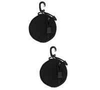 POPETPOP 2 Pcs Multifunctional Waterproof Bag Key Storage Bag Waist Bag Round Portable Bag Coin Purse Keychain Pouch Mini Key Wallet Holder Men Coin Purses Key Pouches Pouch