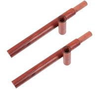 POPETPOP 2 Pieces Rosewood Wooden Incense Storage Tubes with Lid Lightweight Incense Holders for Sandalwood Sticks Practical Suitable for Home and Meditation Use