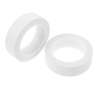 POPETPOP 2 Rolls White Court Marking Tape 30mm X 3, Strong Adhesive Warning Safety Floor Tape for Gymnasium, Outdoor Sports Field Boundary and Hazard Line Marking