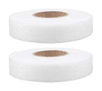 POPETPOP 2 Rolls White Non-woven Fabric Hemming Tape for Pants and Curtains Strong Bond Convenient and Quick DIY Hem Tapes for Clothes for Jeans and Garments