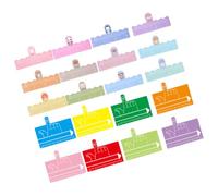 POPETPOP 2 Sets Finger Reading Guide Pad Reading Guided Strips 3.54x1.18x0.12inch Abs Comfortable Handwriting Experience