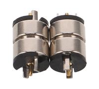 POPETPOP 2 Sets Magnetic Male Female Charging Socket 8mm High Current Magnetic Power Adapter with Brass and Plastic Material, Portable and Easy Blind Insertion for Daily Use and DIY