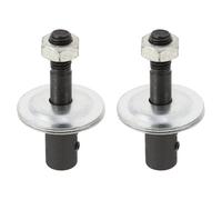 POPETPOP 2 Sets Metal Grinding Wheel Adapter Spindle Adapter with Hard Alloy Material and Sturdy Surface Rust Prevention for Polishing Kit Drill and Grinder Tool Accessories