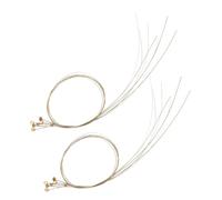 POPETPOP 2 Sets of 7 Metal Lyre Harp Strings Replacement Kit with Enhanced Resistance for Maintenance and Daily Practice Suitable for Beginners and Harp Enthusiasts
