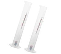 POPETPOP 2 Sets Three-Range Alcohol Hydrometer with Test Jar for Home Brewing, Beer and Wine Making Sugar and Gravity Measurement Kit