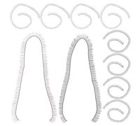 POPETPOP 20 Pcs Doll Eyelashes Strips Kit with Assorted Colour, Easy to Apply and Lifelike Appearance, Made of Pa and Nylon for Doll Making and Amigurumi Projects, 0.4x20cm False Lashes