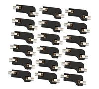 POPETPOP 20 Pcs Hot Swap Pcb Socket Computer Accessory Two Clamps Fast Shaft Swapping Abs Material Professional Design for Mechanical Keyboard Modification