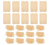 POPETPOP 200 Sheets Air Fryer Paper Liners Nonstick Perforated Parchment Paper Khaki One-time Design Baking Accessories for Air Fryer Baking