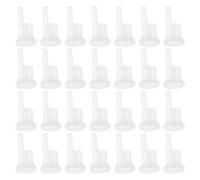 POPETPOP 200pcs Essential Oil Bottle Inner Plug Dropper Plug for Thread Aluminum Cap Replacement