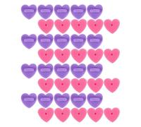 POPETPOP 200pcs Heart Shaped Rubber Pin Backs for Lapel Pin with Good Grip and Sturdy Design Not Easy to Fall for Uniform Badge Replacement and DIY Jewelry Craft