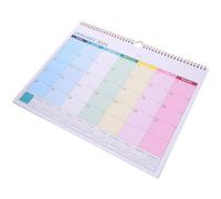 POPETPOP 2024-2025 Monthly Hanging Calendar Wall Calendar 12-month Paper Lightweight Good Workmanship Home Office Appointment Daily Use