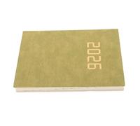 POPETPOP 2026 Daily Agenda Notebook with Full Page Per Day Planner, Pu Cover and Smooth Writing Experience, Ample Writing Space for Meetings the Go Use, for Professionals