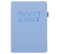 POPETPOP 2027 Daily Planner Notebook A5 with Comprehensive Scheduling Tools and Sturdy Pu Hardcover, Monthly and Daily Calendar for Study and Home Use, Yearly Organizer Journal for School