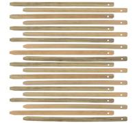 POPETPOP 20pcs Bamboo Fan Handles for DIY Fan Making Materials, Suitable for Repeated Use and Paintable Surface, for Cultural Events and Performances