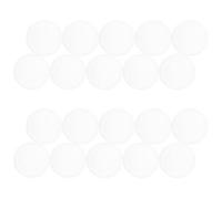 POPETPOP 20pcs Car Non Slip Dashboard Mat 1.6 Inch round Silicone Grip Pad with Dense Anti Slip Textures and Raised Edges, Heat Resistant Spill Prevention for Automotive Curved Surfaces