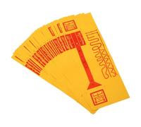 POPETPOP 20pcs Chinese Fulu Spell Paper Tubes for Good Luck Charm Container, Yellow Paper Material, Altar Accessories, for Chinese Traditional Festival Supplies and Public Ceremonies