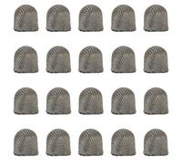 POPETPOP 20Pcs Conductive Fiber Pen Head Protective Pen Cap Replacement Silver Nano Conductive Cloth No Fingerprints Protects Screen from Marks
