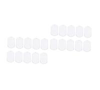 POPETPOP 20pcs Creative Pet Id Tags Metal Dog Cat Hanging Tags Engraved Necklaces for Personalised Identification Scratch Resistant