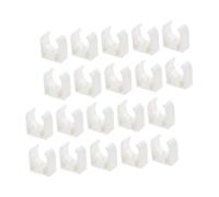 POPETPOP 20pcs Dc Motor Brackets Plastic Clamps U Shaped Mounting Base for Motors for Robotics DIY Projects
