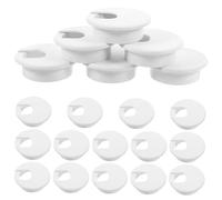 POPETPOP 20pcs Desk Wire Grommets Cable Hole Covers for Home Office Elegant Design Easy Installation Capacity for Efficient Wire Organization