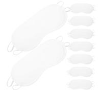 POPETPOP 20pcs Disposable Breathable Eye Masks Lightweight Lightproof Sleeping Eye Covers for Travel Meditation Stress Relief Comfortable Soft Polyester Sleep Shades