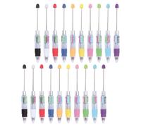 POPETPOP 20pcs DIY Multi-colored Ballpoint Pen Set 0.7mm 4 in 1 Easy Assembly Colorful Writing Pens for Doodling Travel Use, Cute Cartoon Style for Random Color