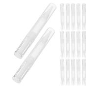POPETPOP 20pcs Empty Twist Lip Gloss Applicator Pens 5ml with Brush Tip, Refillable Cosmetic Containers for Nail Oil and Lip Gloss, Versatile Design with Freshness Preservation Technology