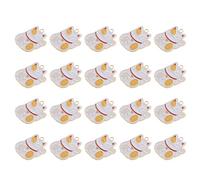 POPETPOP 20pcs Fortune Cat Keychains Charms Keychain Pendant for Cat Jewelry Lovers Fortune Bag Charms DIY Material Pendant for Auspicious Creatures Key Chain