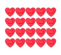 POPETPOP 20pcs Heart-Shaped Breathable Care Patches and Scrapes Comfortable and Non-Stick for Boys and Girls and Outdoor Use