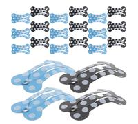 POPETPOP 20pcs Mini Hair Claw Clips Small Bone-shaped Pet Hair Barrettes Comfortable Fit Easy Application Metal Assorted Color Bone-shaped Design for Dogs Cats Puppies