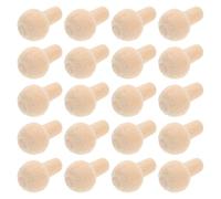 POPETPOP 20pcs Mini Knobs for Dollhouse Handles Wooden Furniture Knobs for Miniature Projects Sturdy and Versatile Cabinet Accessories Realistic Touch for Tiny House Decor