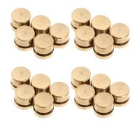 POPETPOP 20pcs Nail Art Bearing Rotary Bearing 3.7mm Alloy Golden High-speed Nail Decor Spinner for DIY Crafts Professional Design
