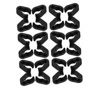 POPETPOP 20pcs Plastic Microphone Stand Cable Clips Holder Mic Cable Clips Flexible Clamps for Boom Pole Mount Mic Stand Accessories