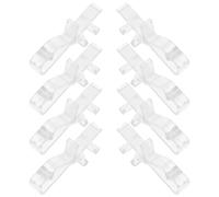 POPETPOP 20pcs Plastic Valance Clips Replacement Blind Clips for Vertical Blinds Window Treatment Hardware Home Curtain Accessories