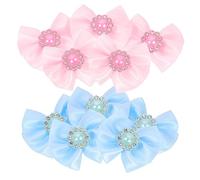 POPETPOP 20pcs Puppy Hair Bows Funny Dog Bows for Pet Girl Puppy Accessories for Pet Birthday Party Halloween Grooming