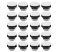 POPETPOP 20pcs round Plastic Push Button Switch Hole Plug for Panel Mount Switch Abrasion-resistant Electrical Panel Blanking Plug with Modular Structure Quick Disassembly and Property