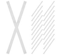 POPETPOP 20pcs Snare Drum Wire Fixing Straps Pet Material Easy to Install Sturdy Not Easy to Break Or Deform White Snare Drum Accessories for Professional Drummers