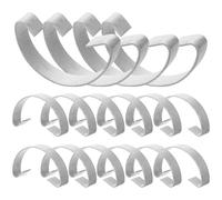 POPETPOP 20pcs Steel Chicken Cage Hooks 50mm Bird Cage Door Locks Wire Tension Spring Fixed Hooks for Rabbit Quail Breeding Equipment Accessory