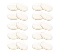POPETPOP 20pcs Sterile Nutrient Agar Petri Dishes with Lids for Microbiology Lab Projects and Bulk Laboratory Use, PC Material with Effortless Observation and Versatile Culture Features,