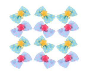 POPETPOP 20pcs Stylish Dog Bow Hair Accessories with Unique Star Design, Resistant to Breakage and Easy Wear for Cats and Dogs, for Family Gatherings and Outdoor Activities