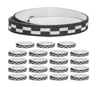 POPETPOP 20pcs Table Tennis Paddle Tape Table Tennis Racket Protective Edge Tape EVA 45x1x0.2cm Black Training Competition Hobbyists Professionals